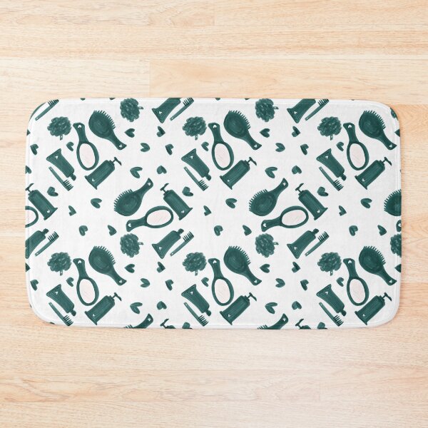 Item preview, Bath time essentials - teal pattern designed and sold by Sue’s creations .