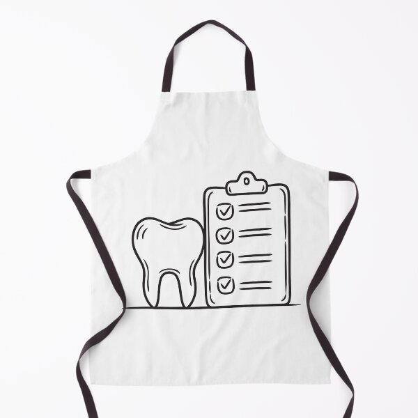 Item preview, A tooth beside a check up list on the clipboard designed and sold by rasagamastore.