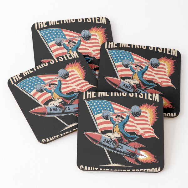 Item preview, The Metric System Can't Measure Freedom Funny 4th of July  designed and sold by InspiredFoul.