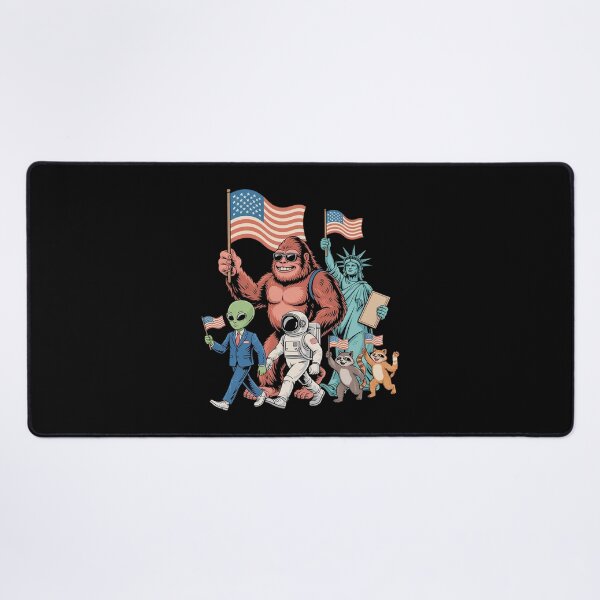 Item preview, Vintage 4th Of July Sasquatch Raccoon Funny 4th Of July designed and sold by InspiredFoul.