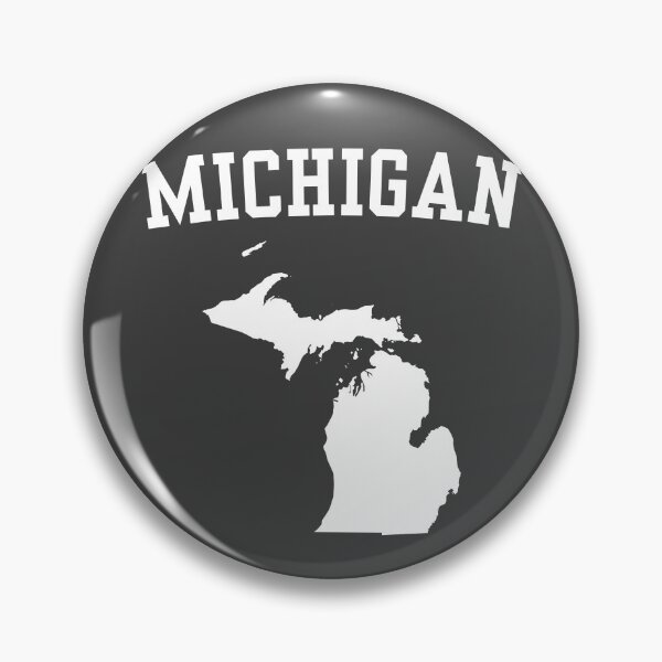 Item preview, Classic Michigan Map Silhouette - State Pride & Great Lakes Fan designed and sold by mashmosh.