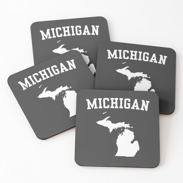Item preview, Classic Michigan Map Silhouette - State Pride & Great Lakes Fan designed and sold by mashmosh.
