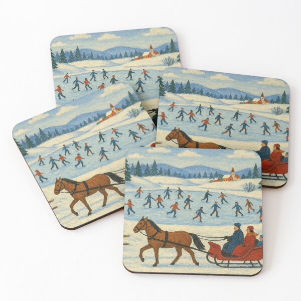 Item preview, Winter fun on the ice rink designed and sold by Sigtrix.