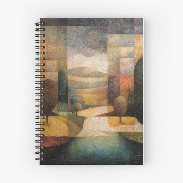 Item preview, Abstract Landscape with Geometric Trees designed and sold by lautir.
