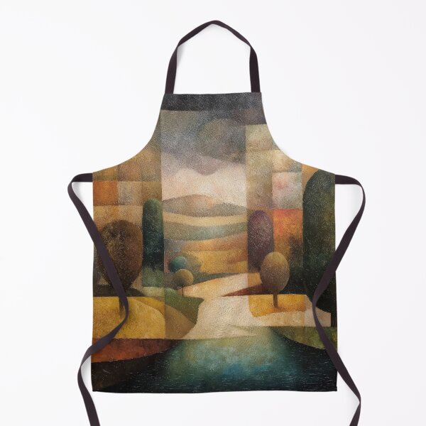 Item preview, Abstract Landscape with Geometric Trees designed and sold by lautir.