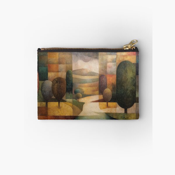 Item preview, Abstract Landscape with Geometric Trees designed and sold by lautir.