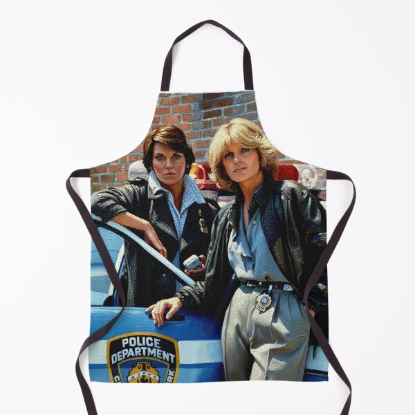 Item preview, 80s Classic TV Female Detectives Art | Police Duo Oil Painting | Cagney and Lacey Tribute designed and sold by Art's Diner.