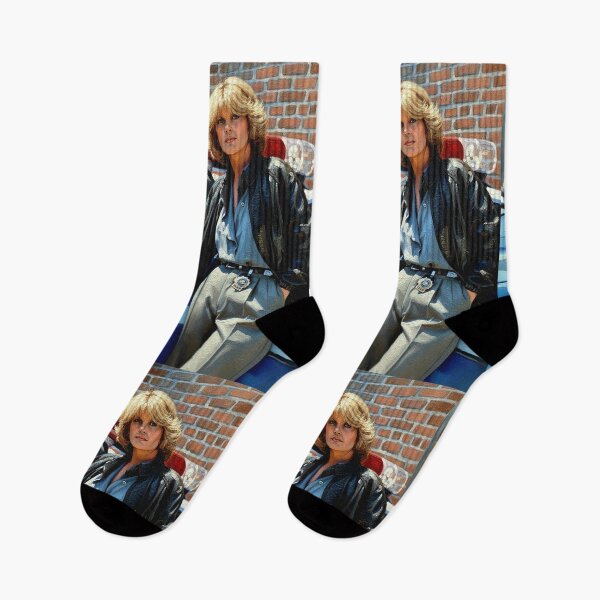 Item preview, 80s Classic TV Female Detectives Art | Police Duo Oil Painting | Cagney and Lacey Tribute designed and sold by Art's Diner.