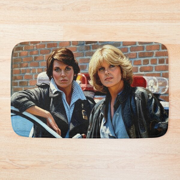 Item preview, 80s Classic TV Female Detectives Art | Police Duo Oil Painting | Cagney and Lacey Tribute designed and sold by Art's Diner.