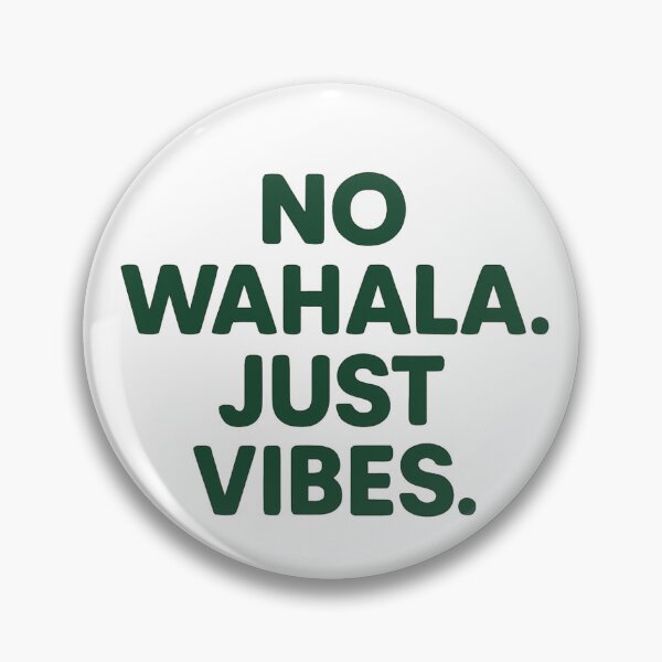 Item preview, No Wahala Just Vibes – Naija Slang Sticker for Chill Streetwear Mood designed and sold by astersgraphics.