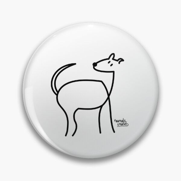 Item preview, Slender Doggy - Dynamic Stylish Line art designed and sold by Aurealis Creatief.
