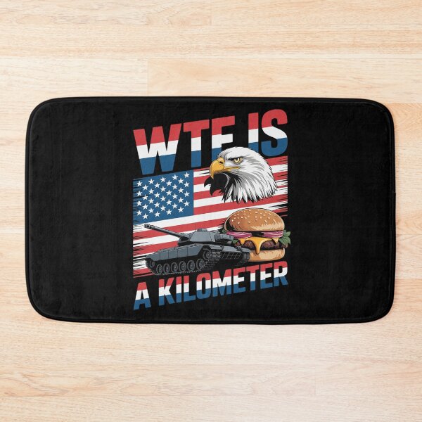 Item preview, What is a Kilometer Funny 4th of July Patriotic Eagle USA  designed and sold by InspiredFoul.