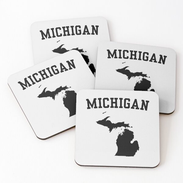 Item preview, Classic Michigan Map Silhouette – Great Lakes State Pride designed and sold by mashmosh.