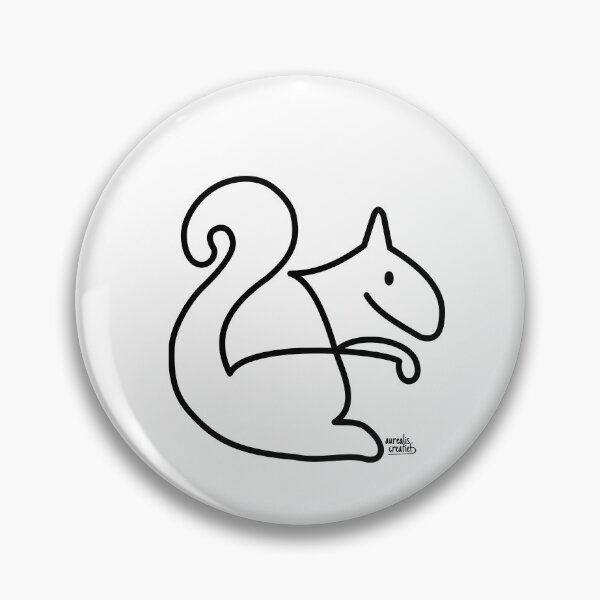 Item preview, Squirrel - Dynamic Stylish Line art designed and sold by Aurealis Creatief.