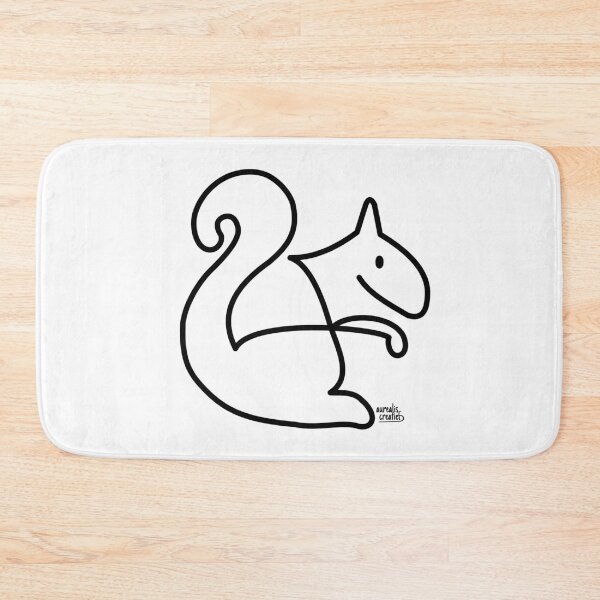 Item preview, Squirrel - Dynamic Stylish Line art designed and sold by Aurealis Creatief.
