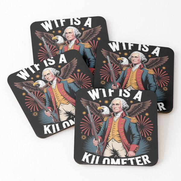 Item preview, Womens WTF Is A Kilometer Funny Patriotic American Freedom  designed and sold by InspiredFoul.
