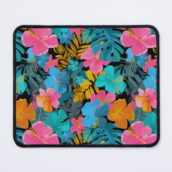 Item preview, Colorful Vibrant Tropical Floral Pattern For Floral Theme designed and sold by RoyalStarsPatts.