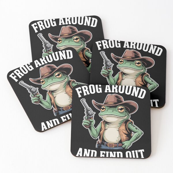 Item preview, Frog Around And Find Out Cowboy Frog Vintage Sarcastic Adult2  designed and sold by KotexTemu.