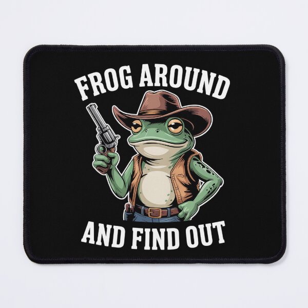 Item preview, Frog Around And Find Out Cowboy Frog Vintage Sarcastic Adult2  designed and sold by KotexTemu.