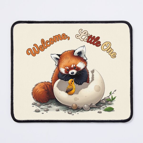 Item preview, Cute Red Panda & Baby Bird: Welcome, Little One - Wholesome New Beginnings designed and sold by MCT-GALLERY.