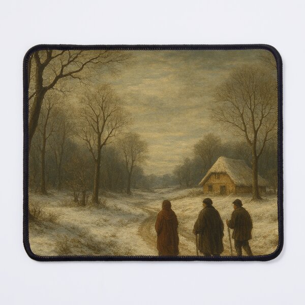Item preview, Winter path to the straw hut designed and sold by Sigtrix.
