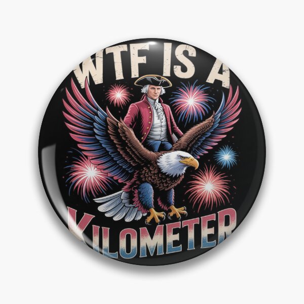 Item preview, Womens WTF Is A Kilometer Funny Patriotic American Freedom5  designed and sold by InspiredFoul.