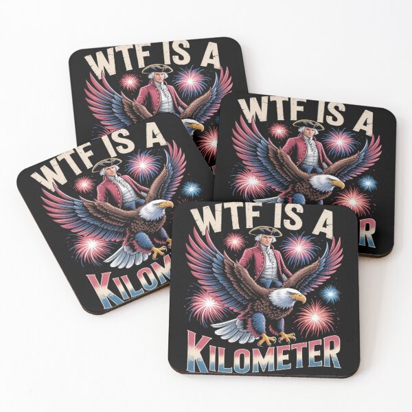Item preview, Womens WTF Is A Kilometer Funny Patriotic American Freedom5  designed and sold by InspiredFoul.