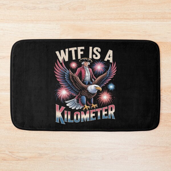 Item preview, Womens WTF Is A Kilometer Funny Patriotic American Freedom5  designed and sold by InspiredFoul.