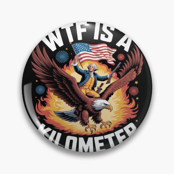 Item preview, Womens Retro WTF Is A Kilometer Funny Patriotic American Freedom6  designed and sold by InspiredFoul.
