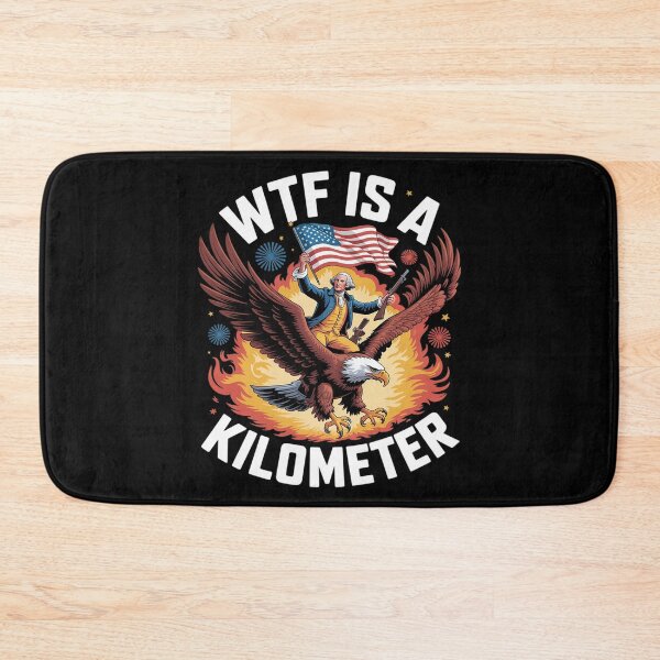 Item preview, Womens Retro WTF Is A Kilometer Funny Patriotic American Freedom6  designed and sold by InspiredFoul.
