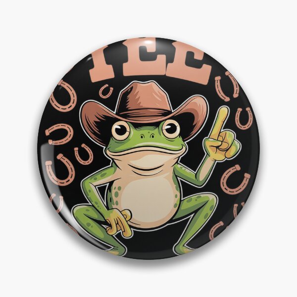 Item preview, Frog Funny Cowboy Yee Haw Meme Matching Couples Best Friends2  designed and sold by KotexTemu.