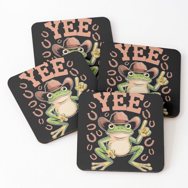 Item preview, Frog Funny Cowboy Yee Haw Meme Matching Couples Best Friends2  designed and sold by KotexTemu.