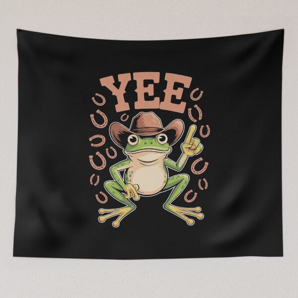 Item preview, Frog Funny Cowboy Yee Haw Meme Matching Couples Best Friends2  designed and sold by KotexTemu.