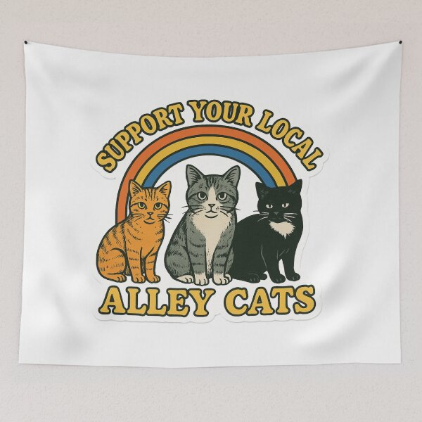 Item preview, Cool Alley Cats Art Sticker designed and sold by RGP Smart.