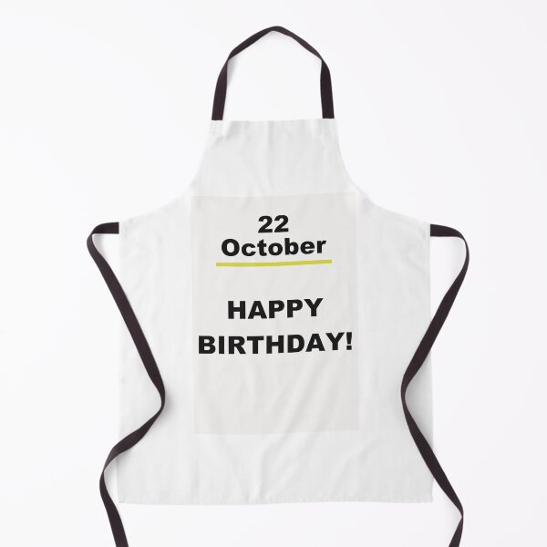 Item preview, Minimalist Happy Birthday Design — October 22 designed and sold by ariksworld.