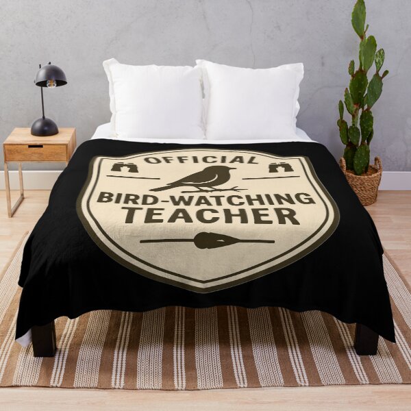 Item preview, Official Urban Bird-Watching Teacher badge  designed and sold by SidTastic .