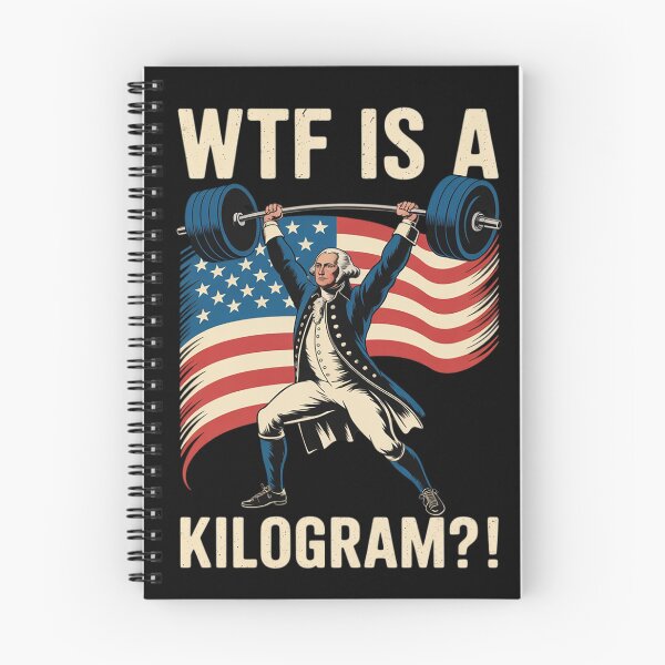 Item preview, WTF is a Kilogram Funny 4th of July Patriotic Eagle USA 9  designed and sold by InspiredFoul.