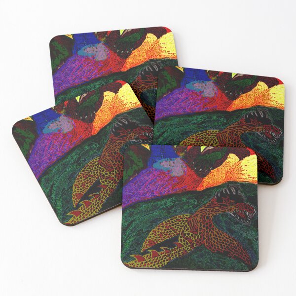 Item preview, Fire and Water Dragon IX designed and sold by Gluecknika.