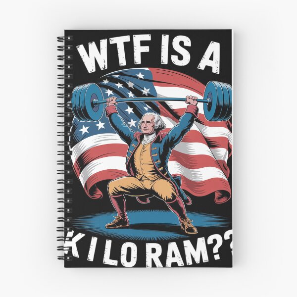 Item preview, WTF is a Kilogram Funny 4th of July Patriotic Eagle USA  designed and sold by InspiredFoul.