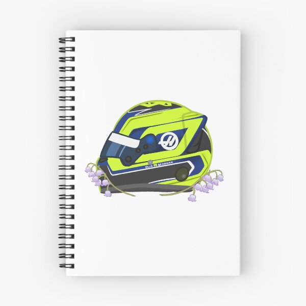 Item preview, Ollie Bearman 2025 Helmet With Flowers  designed and sold by OriDraws.