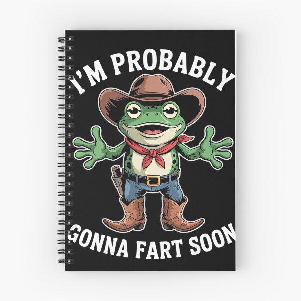 Item preview, Funny Farting Frog Meme Western Joke Humor Cowboy Frog Fart  designed and sold by KotexTemu.