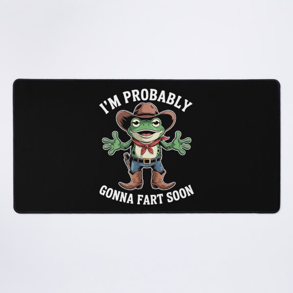 Item preview, Funny Farting Frog Meme Western Joke Humor Cowboy Frog Fart  designed and sold by KotexTemu.
