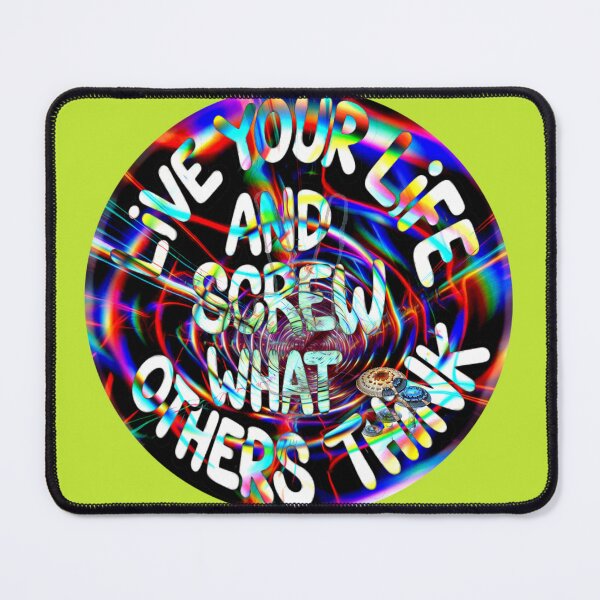 Item preview, ive Your Life Statement - Psychedelic Neon Swirl Art designed and sold by Basch996.