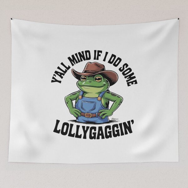 Item preview, Funny Frog Meme Western Vintage 90s Cowboy Frog  designed and sold by KotexTemu.