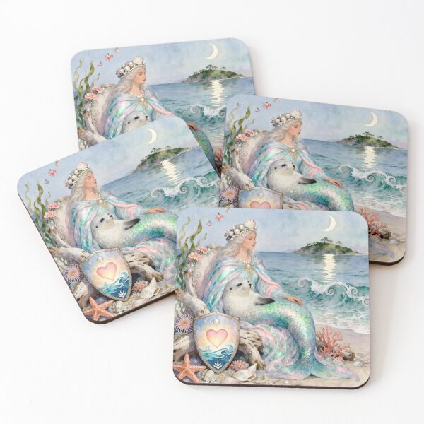 Item preview, The Selkie Empress: Ocean Abundance & Creative Flow. Sonia Sarkali Tarot designed and sold by SoniaSarkali.