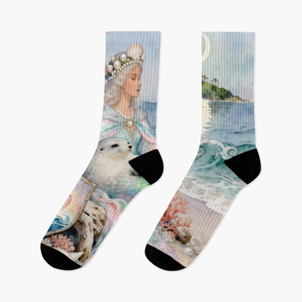 Item preview, The Selkie Empress: Ocean Abundance & Creative Flow. Sonia Sarkali Tarot designed and sold by SoniaSarkali.