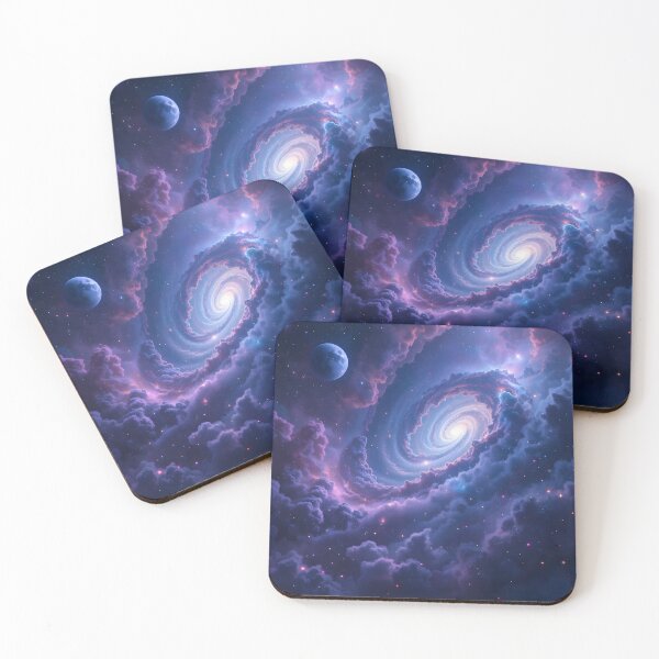 Item preview, “Celestial Spiral Voyage – Dreamy Cosmic Galaxy Art” designed and sold by GeetArtHouse.