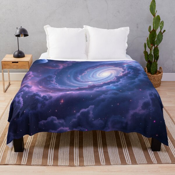 Item preview, “Celestial Spiral Voyage – Dreamy Cosmic Galaxy Art” designed and sold by GeetArtHouse.