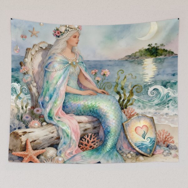 Item preview, The Selkie Empress: Ocean Abundance & Creative Flow. Sonia Sarkali Tarot designed and sold by SoniaSarkali.