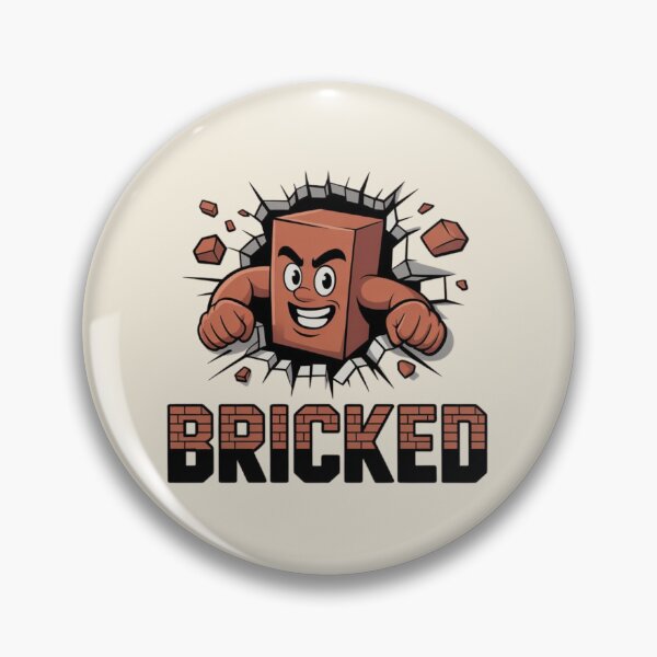 Item preview, Bricked Gaming - Console PC Tech Fail Error & Gamer Humor designed and sold by KhadijaBatool38.